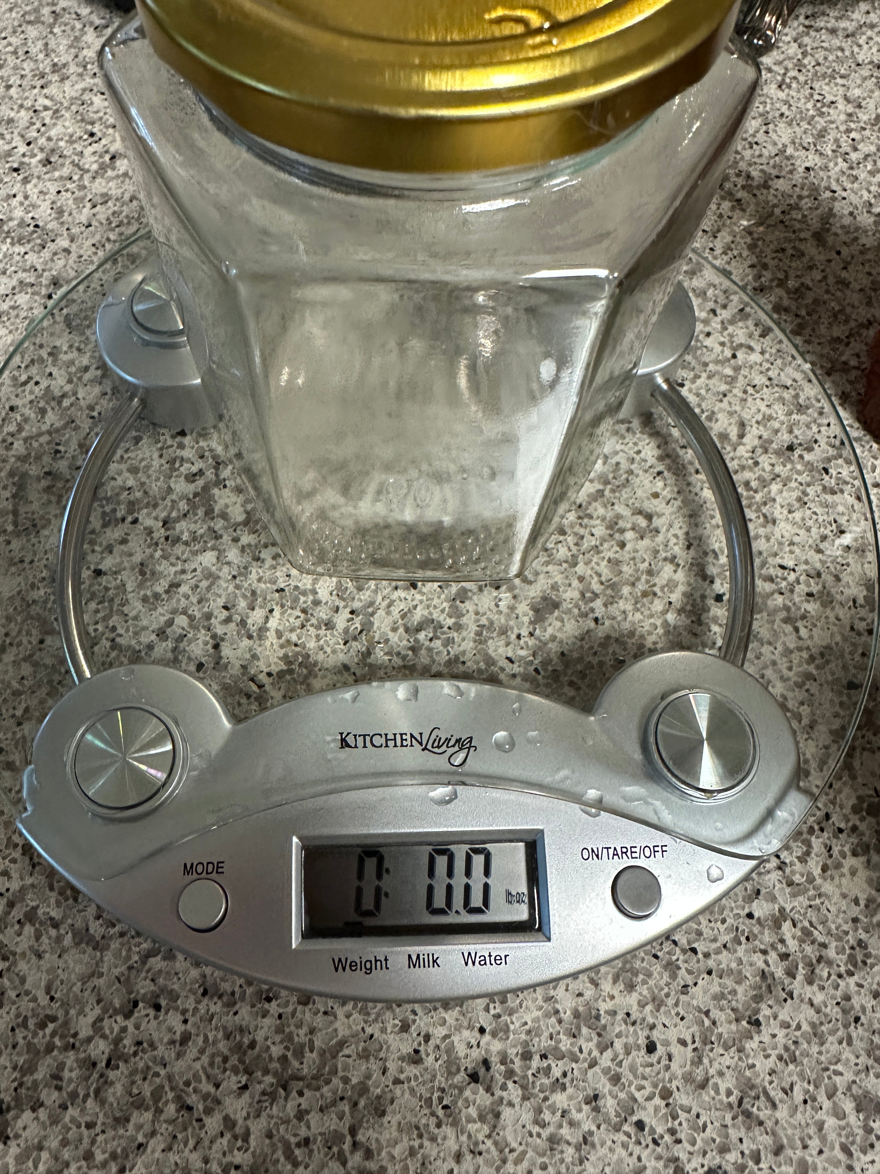 22 oz Raw Texas Real Honey in Reusable Glass Jar