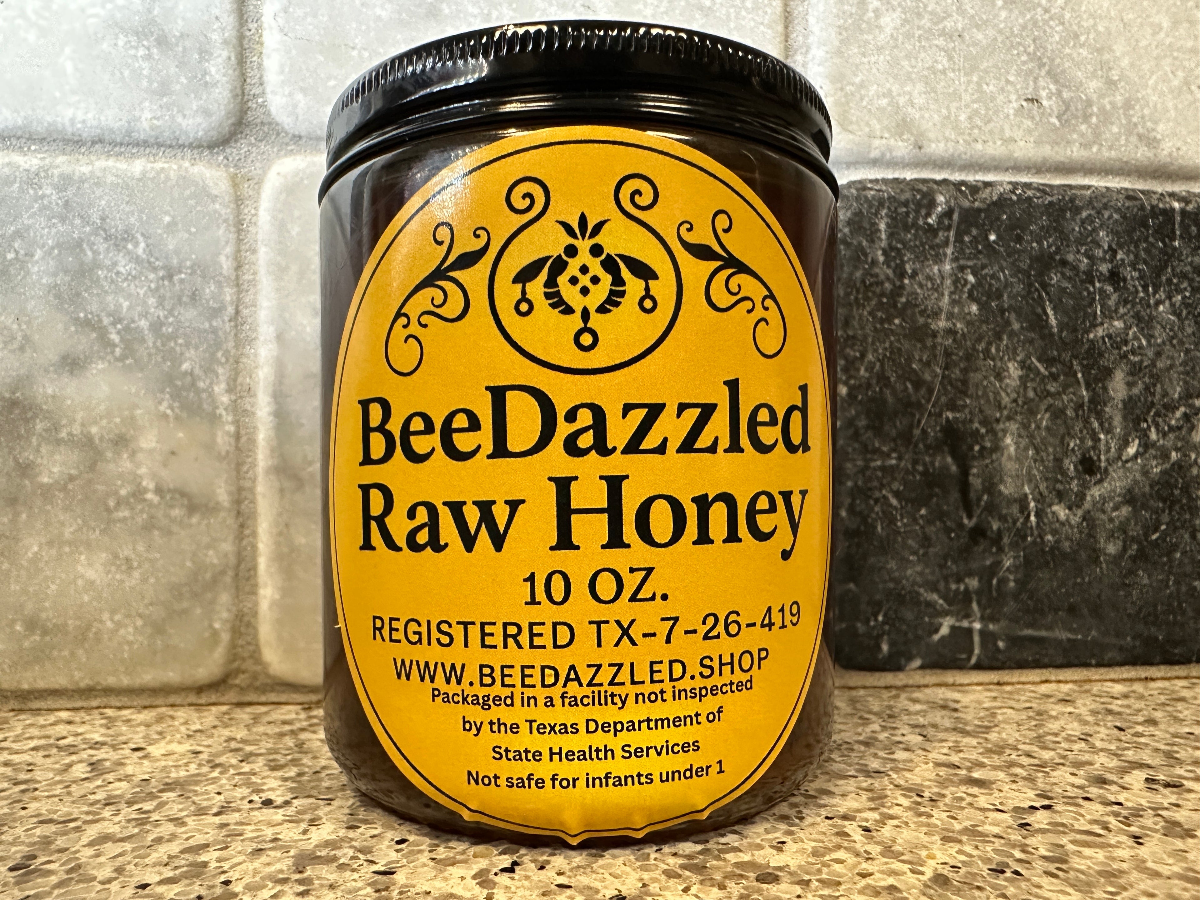 10oz Jar Raw Local Honey