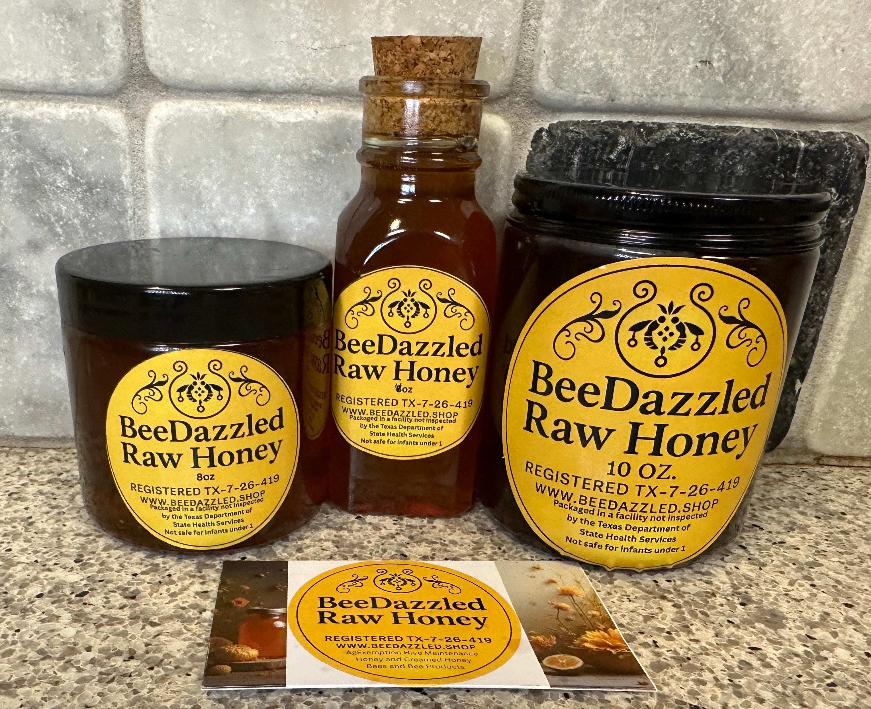 10oz Jar Raw Local Honey